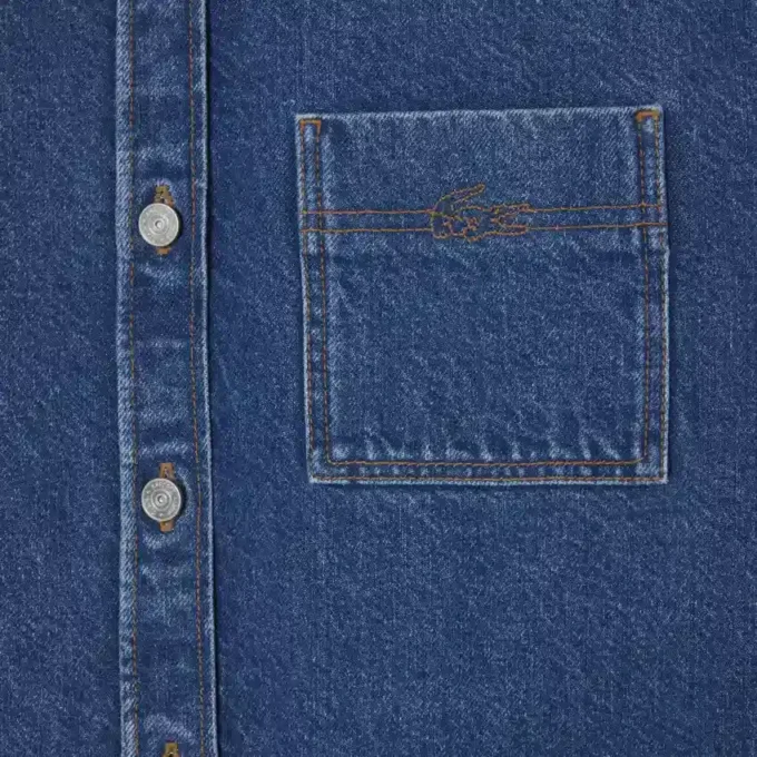 Camisa oversize de denim para mujer