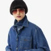 Camisa oversize de denim para mujer