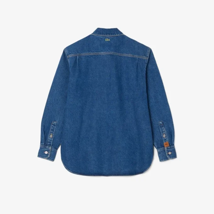 Camisa oversize de denim para mujer