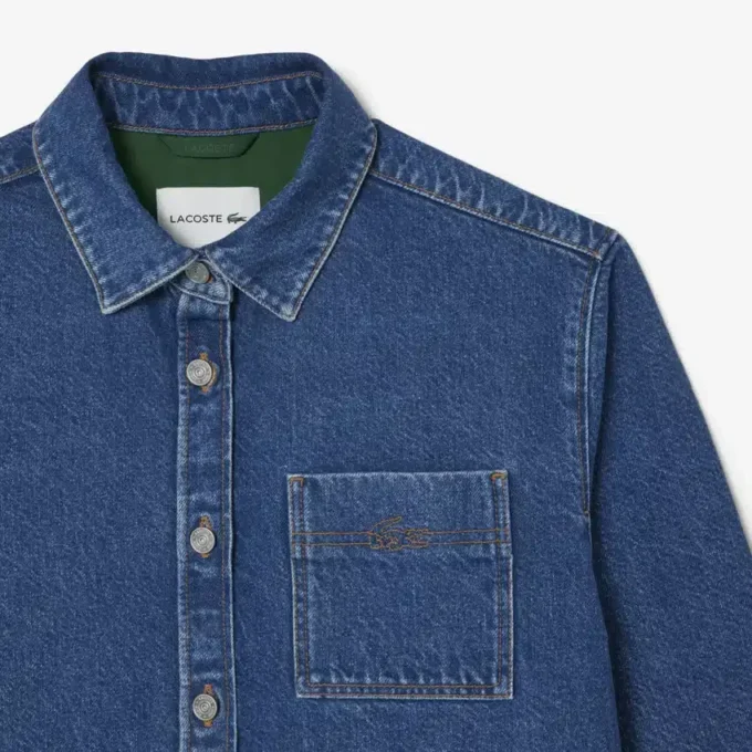 Camisa oversize de denim para mujer