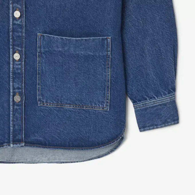 Camisa oversize de denim para mujer