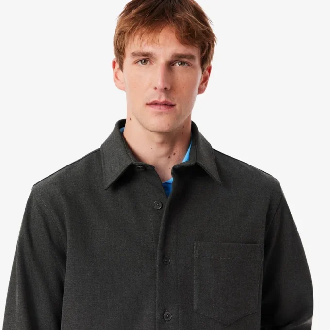 Camisa oversize de doble cara para hombre