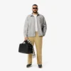 Camisa oversize de franela para hombre
