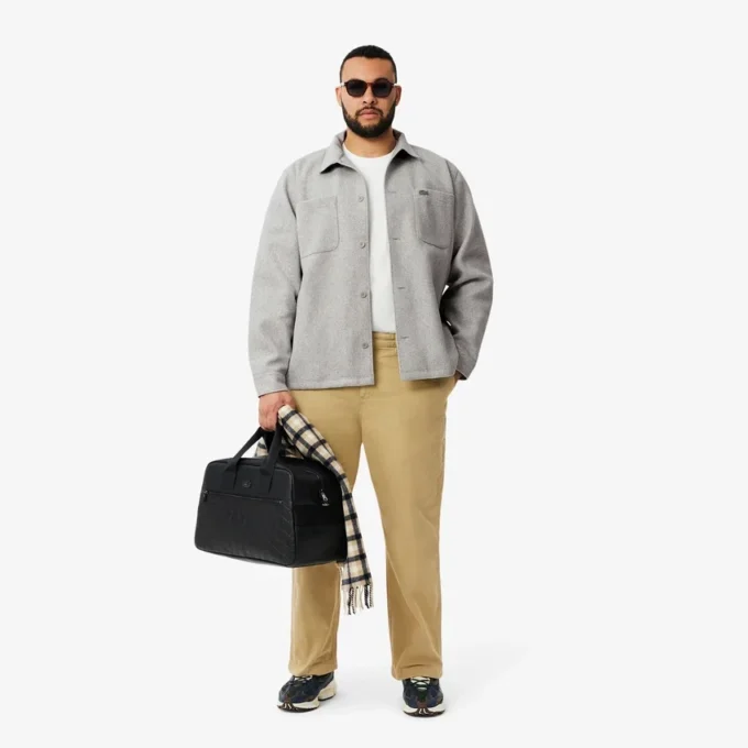Camisa oversize de franela para hombre