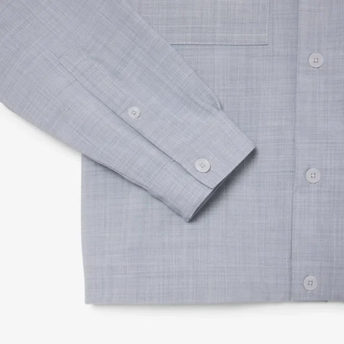 Camisa oversize de mezcla de lana The Blend