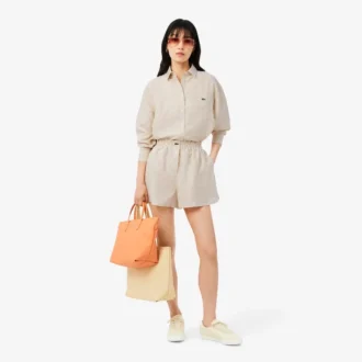 Camisa oversize de mezcla de lino The Blend