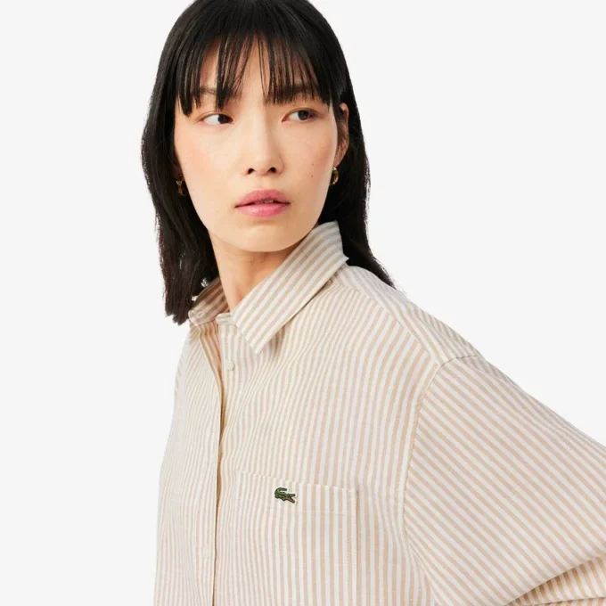 Camisa oversize de mezcla de lino The Blend