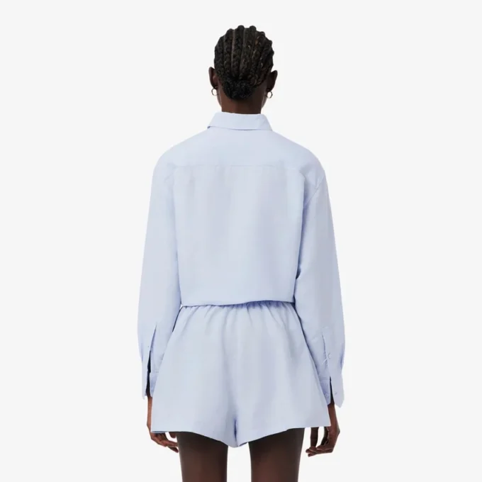 Camisa oversize de mezcla de lino The Blend