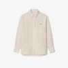 Camisa oversize de mezcla de lino The Blend