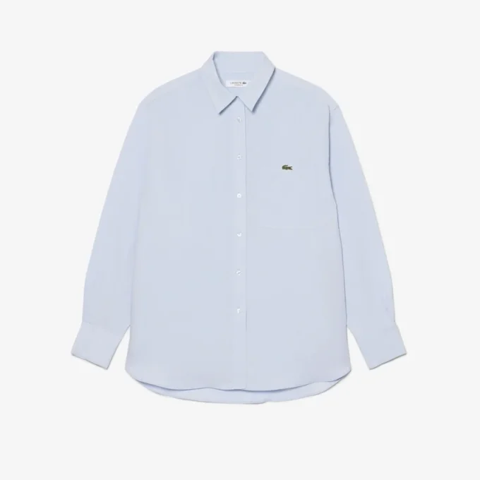 Camisa oversize de mezcla de lino The Blend