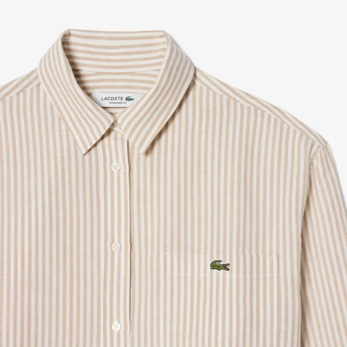 Camisa oversize de mezcla de lino The Blend