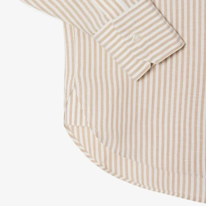Camisa oversize de mezcla de lino The Blend