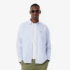 Camisa Oxford a rayas de corte regular para hombre