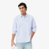 Camisa Oxford a rayas de corte regular para hombre
