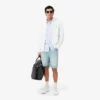 Camisa Oxford a rayas de corte regular para hombre