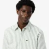 Camisa Oxford a rayas de corte regular para hombre