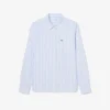 Camisa Oxford a rayas de corte regular para hombre