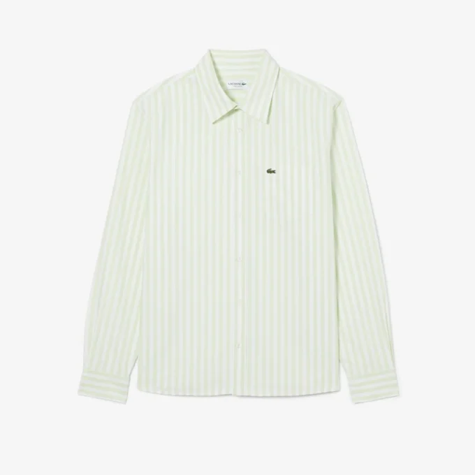 Camisa Oxford a rayas de corte regular para hombre