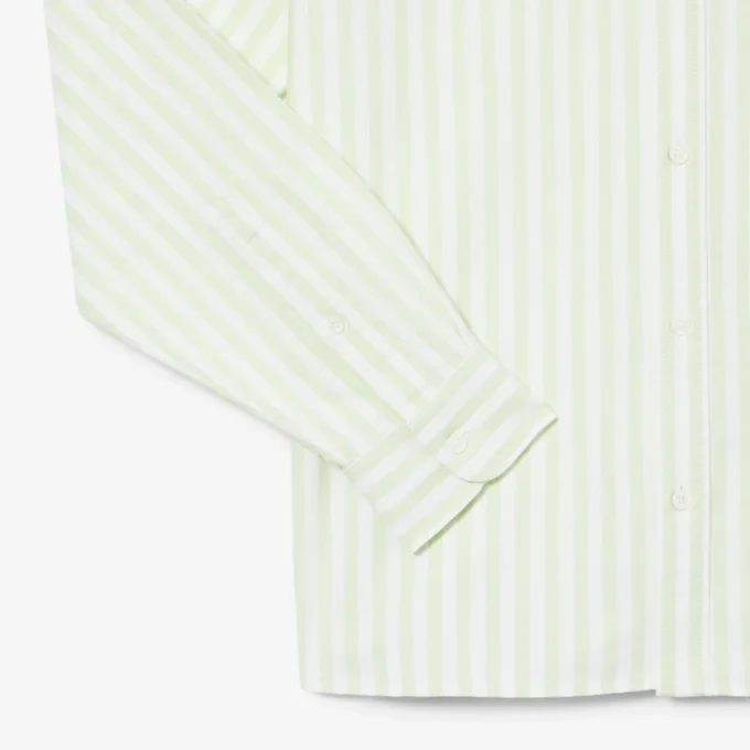 Camisa Oxford a rayas de corte regular para hombre