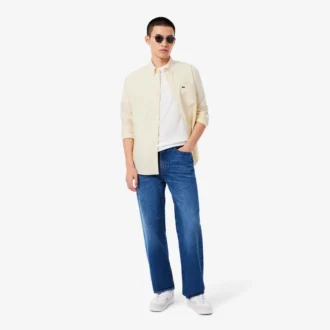 Camisa Oxford de corte regular para hombre