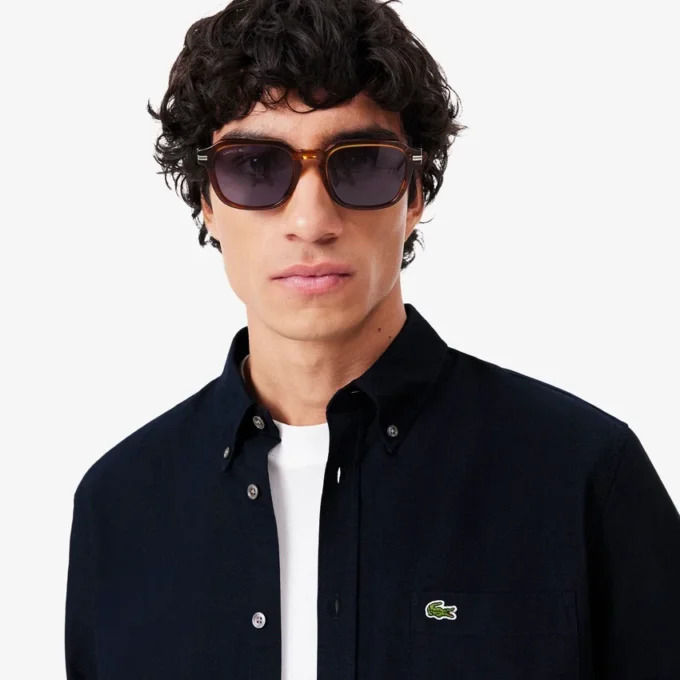 Camisa Oxford de corte regular para hombre