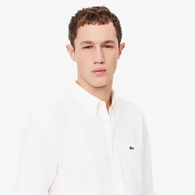 Camisa Oxford de corte regular para hombre