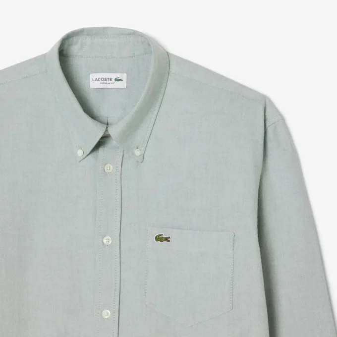 Camisa Oxford de corte regular para hombre