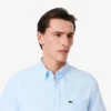 Camisa Oxford de manga corta y corte regular para hombre