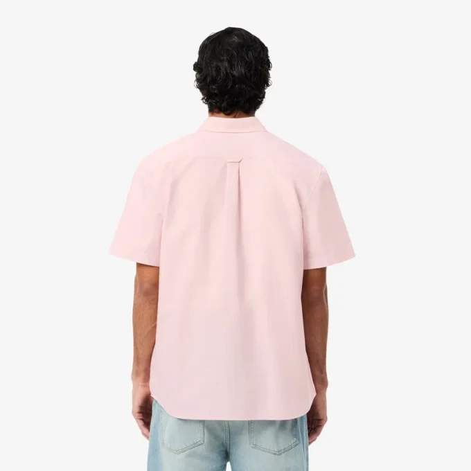 Camisa Oxford de manga corta y corte regular para hombre