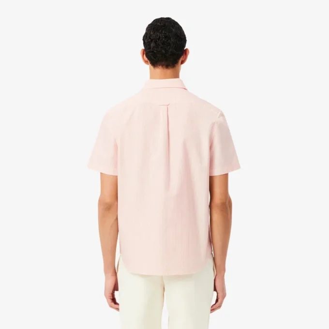 Camisa Oxford de manga corta y corte regular para hombre