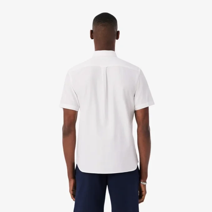 Camisa Oxford de manga corta y corte regular para hombre