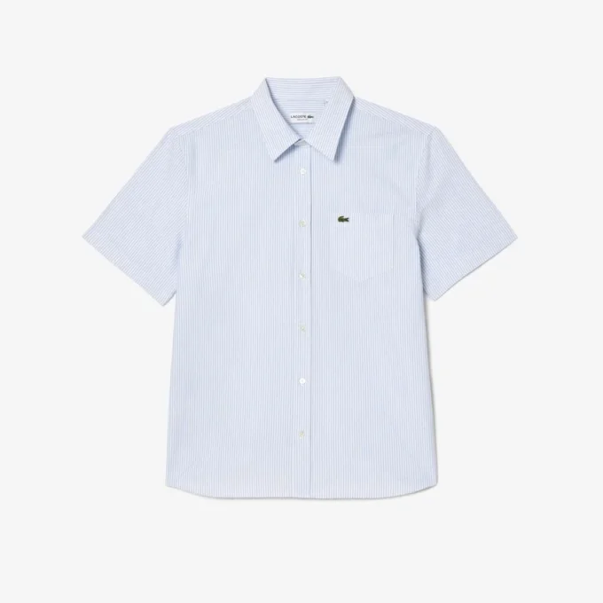 Camisa Oxford de manga corta y corte regular para hombre