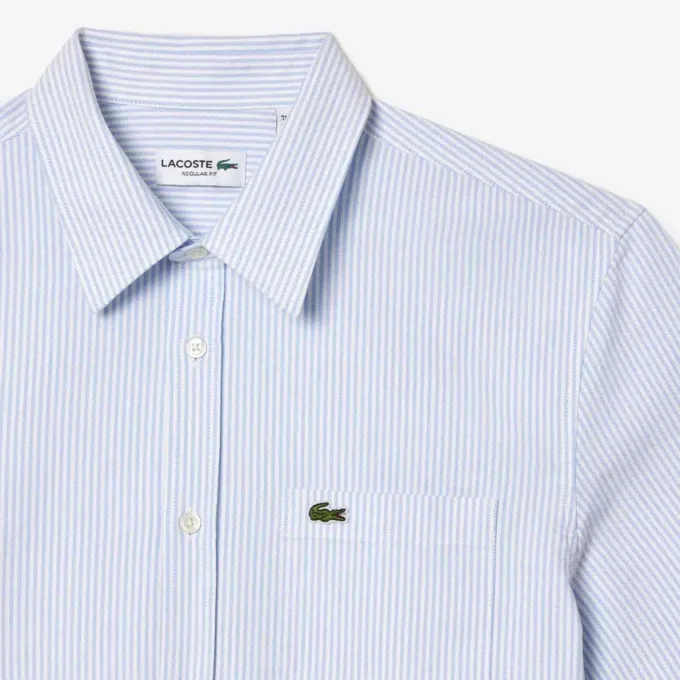 Camisa Oxford de manga corta y corte regular para hombre