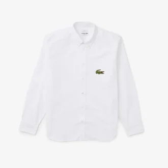 Camisa Oxford unisex de corte holgado