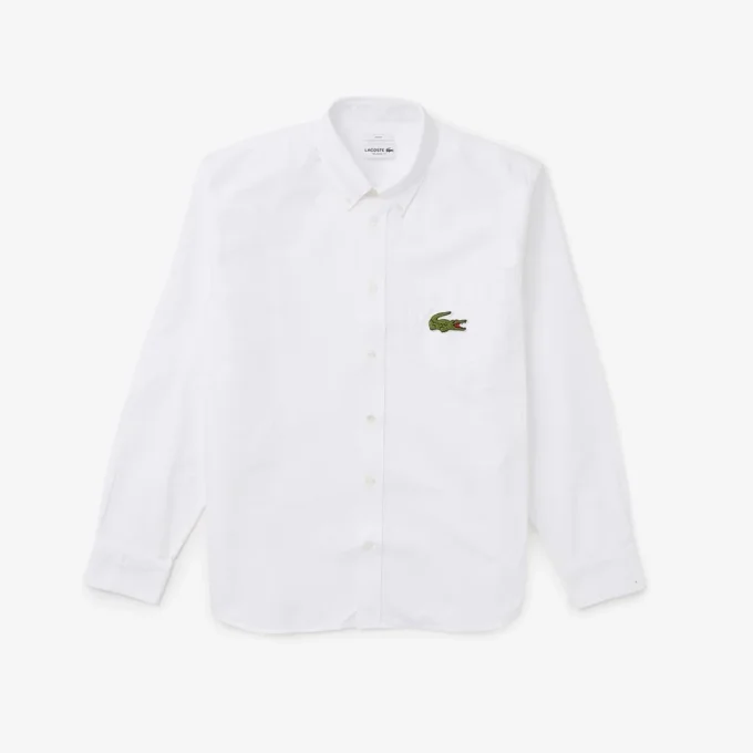 Camisa Oxford unisex de corte holgado