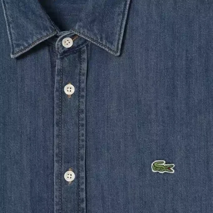 Camisa vaquera de corte regular para hombre