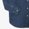 Camisa vaquera de corte regular para hombre