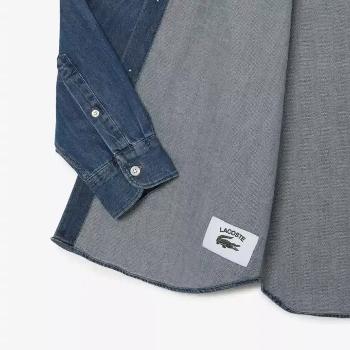 Camisa vaquera de corte regular para hombre