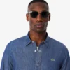 Camisa vaquera ligera de corte regular para hombre
