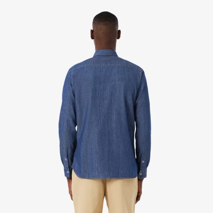 Camisa vaquera ligera de corte regular para hombre