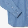 Camisa vaquera ligera de corte regular para hombre