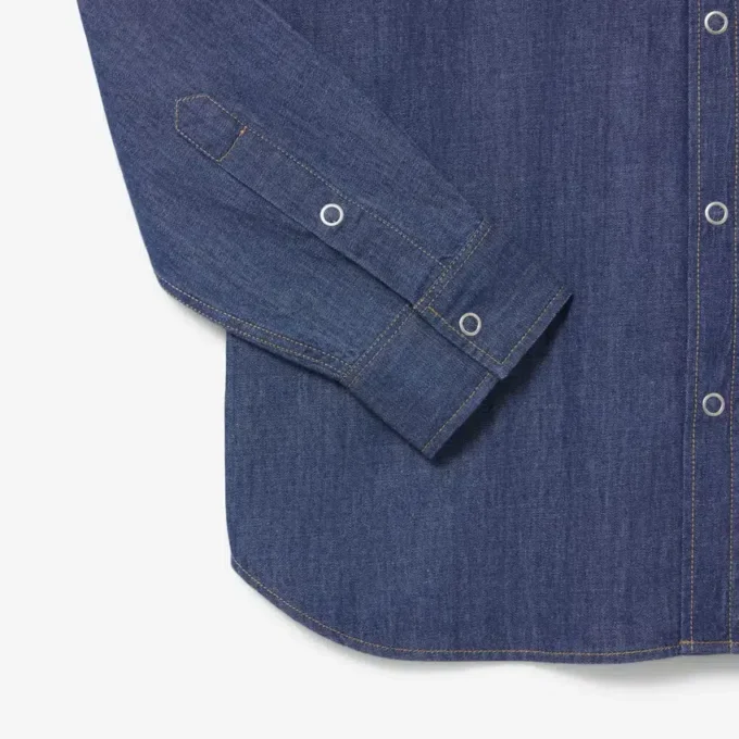Camisa vaquera ligera de corte regular para hombre