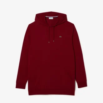 Camiseta con capucha de corte largo para hombre