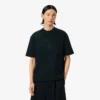 Camiseta con cocodrilo bordado de la pasarela