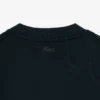 Camiseta con cocodrilo bordado de la pasarela