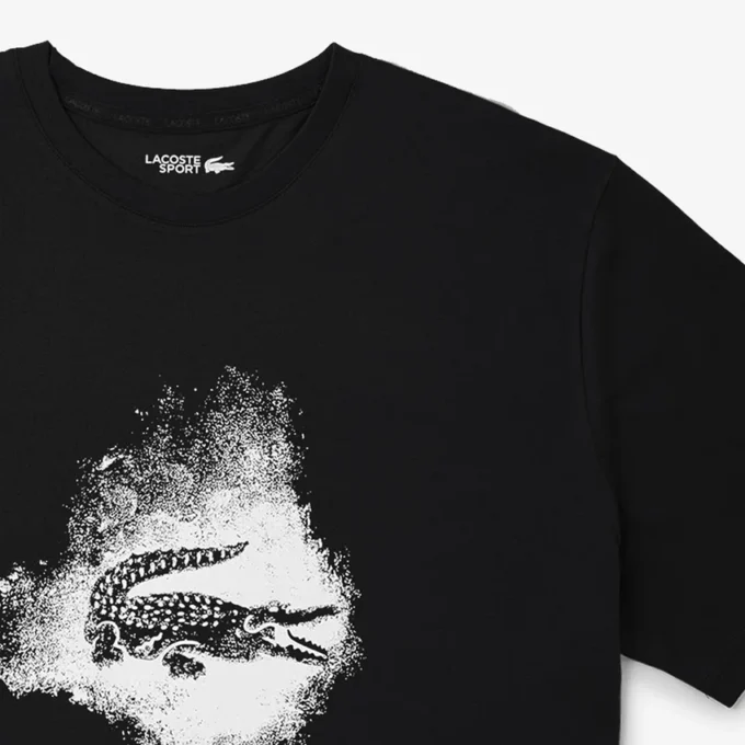 Camiseta Crocodile de deporte de corte grande para hombre