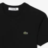 Camiseta de algodón acanalado de corte ajustado para mujer