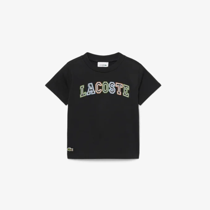 Camiseta de algodón bordada