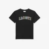 Camiseta de algodón bordada