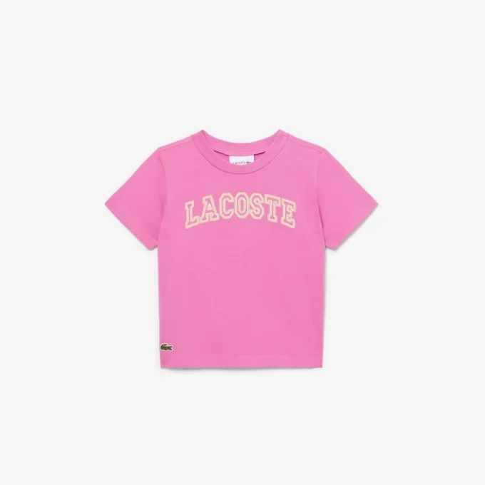 Camiseta de algodón bordada